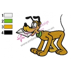 Dog pluto Embroidery Cartoon 17